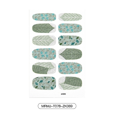 Full-Cover Gradient Wraps Nail Polish Stickers MRMJ-T078-ZK069-1