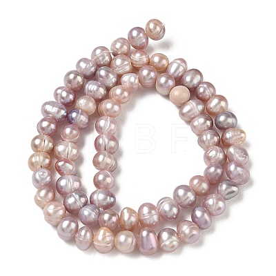 Natural Cultured Freshwater Pearl Beads Strands PA-CBAC463-10-1