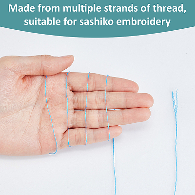 5 Bundles 5 Colors Cotton Embroidery Thread DIY-ME0003-33-1
