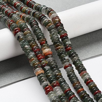 Natural African Bloodstone Beads Strands G-G084-A05-01-1