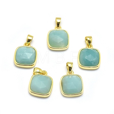 Natural Amazonite Pendants G-O176K-05G-1