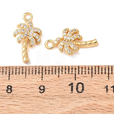 Brass Micro Pave Cubic Zirconia Pendants KK-A284-10A-G-1