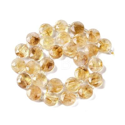 Natural Citrine Beads Strands G-N342-10-1