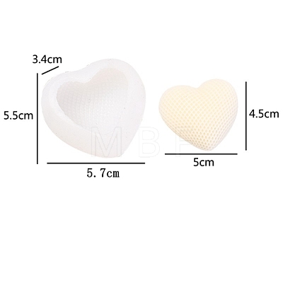 DIY Heart Candle Food Grade Silicone Molds SIMO-PW0001-024A-1