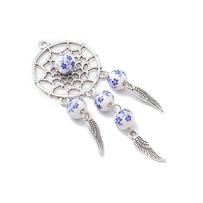 Tibetan Style Alloy Big Pendants PALLOY-JF04454-01-1