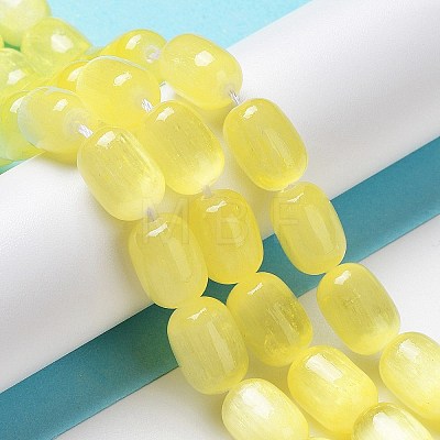 Natural Selenite Beads Strands G-F750-07-1