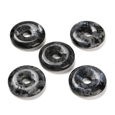 Natural Larvikite Pendants G-F831-A15-1