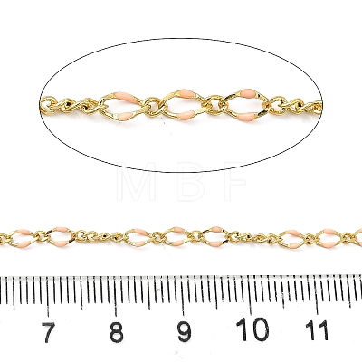 Brass Enamel Figaro Chains CHC-L053-09G-02-1