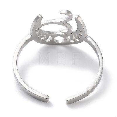 304 Stainless Steel Constellation Rings for Women RJEW-U024-01P-11-1