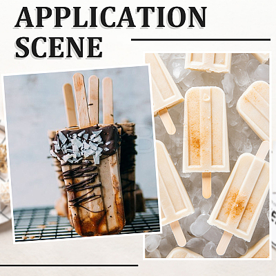 150Pcs Wood Craft Sticks DIY-CN0003-95-1