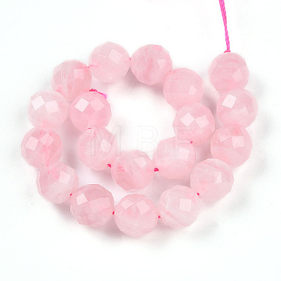 Natural Rose Quartz Beads Strands G-S345-10mm-34-1