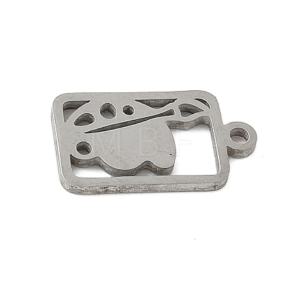304 Stainless Steel Charms STAS-G355-07P-1