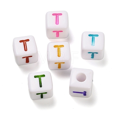 Opaque Acrylic Beads OACR-I022-01T-1