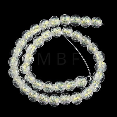 Handmade Foil Lampwork Beads Strands FOIL-K003-06A-10-1