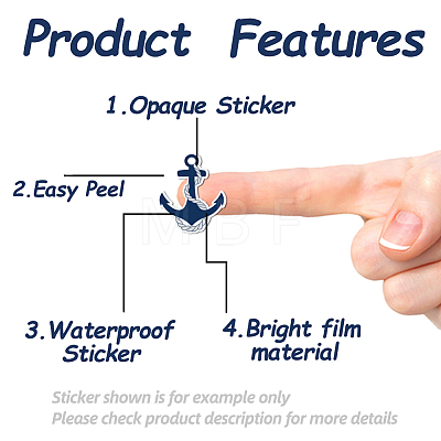 Self-Adhesive Paper Decorative Stickers DIY-WH0563-001-1