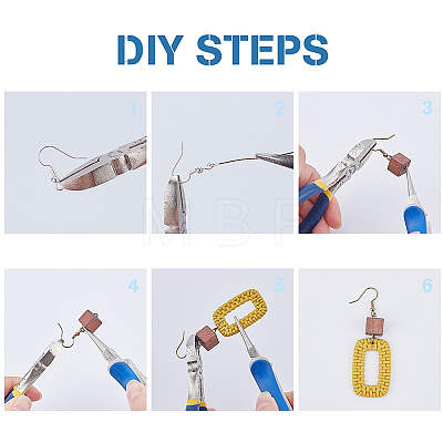 DIY Dangle Earring Making Kits DIY-SC0016-34-1