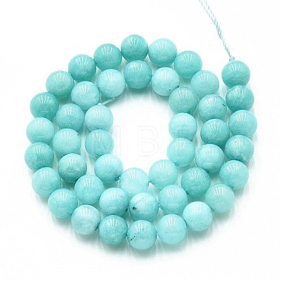 Natural Quartz Beads Strands G-N355-8mm-37-1