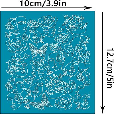 Silk Screen Printing Stencil DIY-WH0341-057-1