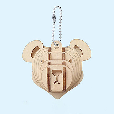 DIY Wooden Assembly Animal Toys Kits for Boys and Girls WOCR-PW0003-71G-1
