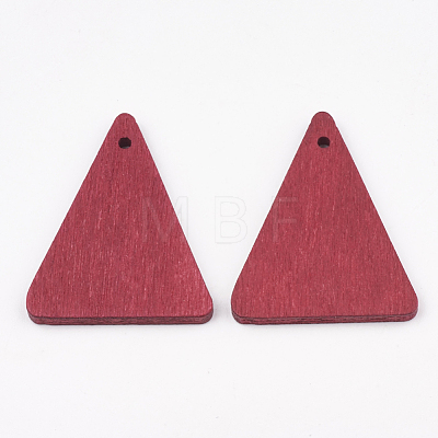 Pear Wood Pendants WOOD-T010-10-M-1