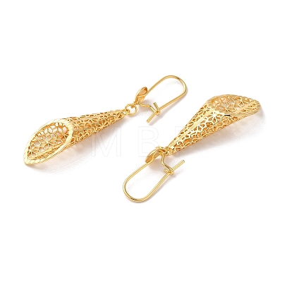 Rack Plating Brass Earrings EJEW-U012-08G-1