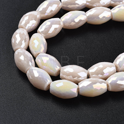 Electroplate Glass Beads Strands EGLA-S194-15A-A04-1