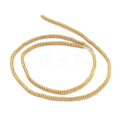 Electroplated Synthetic Non-Magnetic Hematite Beads Strands G-I360-E01-02-1