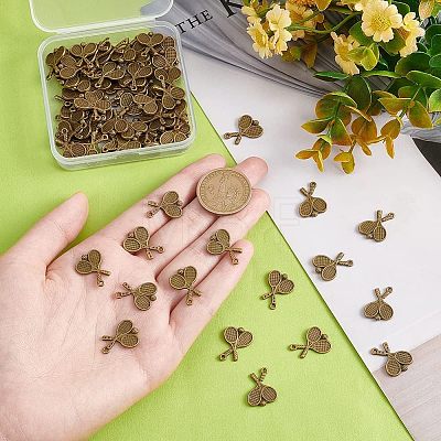 Unicraftale 80Pcs Alloy Pendants FIND-UN0001-43AB-1