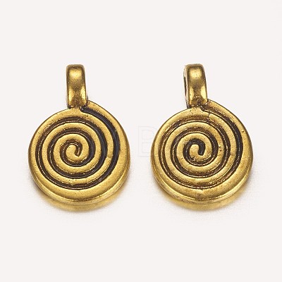 Tibetan Style Alloy Charms LS-X-GLF0339Y-1