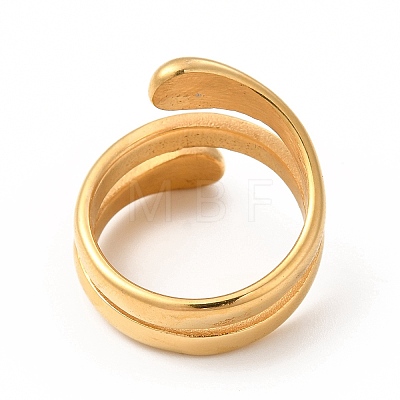 Ion Plating(IP) 304 Stainless Steel Finger Rings for Women Men RJEW-C049-04B-G-1
