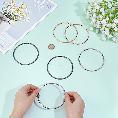 6Pcs 3 Colors Iron Bag Handles FIND-PH0038-61-1