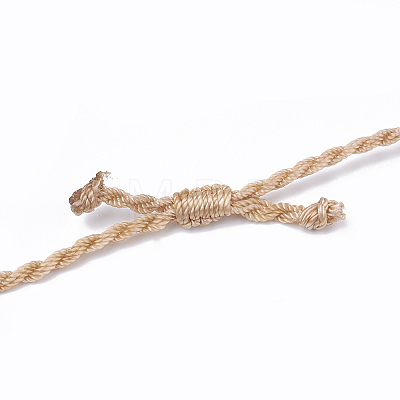 Adjustable Natural Rose Quartz Pendant Necklaces G-T097-10-1