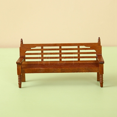 Wood Backrest Bench Decoration PW-WGF4E03-01-1