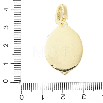 Brass Enamel Pendants KK-F886-03G-08-1