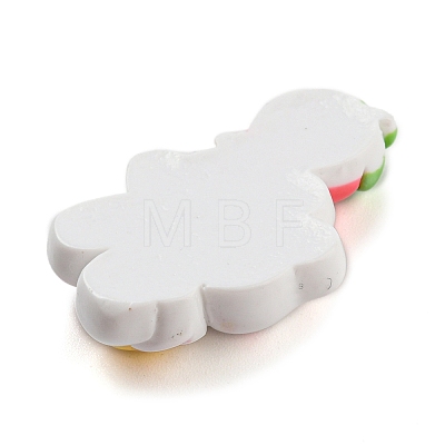 Opaque Resin Cabochons CRES-P026-C05-1