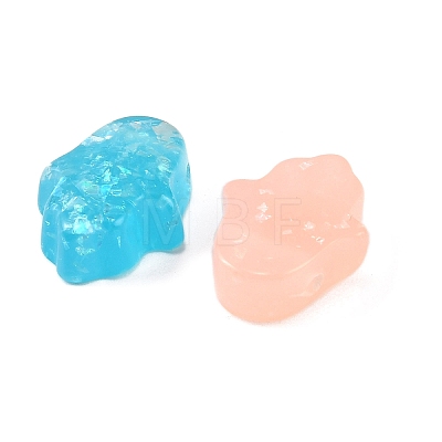 Opaque Resin Pendants RESI-B046-02-1