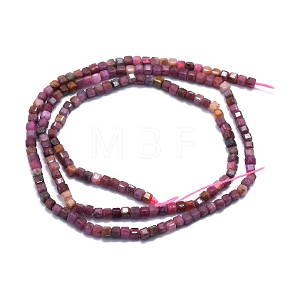 Natural Ruby Beads Strands G-P457-B01-36-1