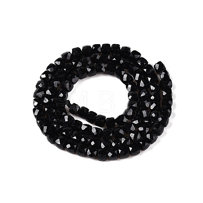 Natural Black Tourmaline Beads Strands G-N342-109A-1