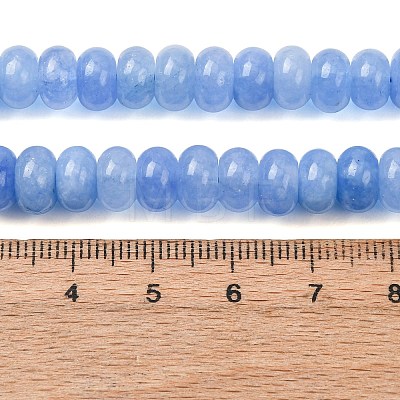 Natural White Jade Beads Strands G-E507-01-09-1