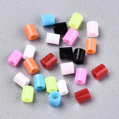 8 Colors PE DIY Melty Beads Fuse Tube Beads Refills DIY-N002-016-1