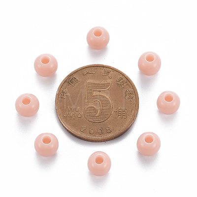 Opaque Acrylic Beads MACR-S370-C6mm-34-1