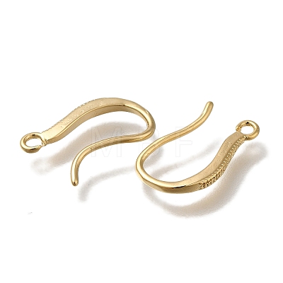 Brass Earring Hooks KK-H502-17G-1