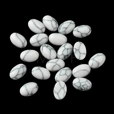 Synthetic Howlite Cabochons G-A094-01A-45-1