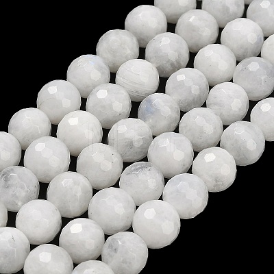 Natural Rainbow Moonstone Beads Strands G-C280-B15-8mm-1
