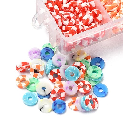 658Pcs 7 Colors Handmade Polymer Clay Beads CLAY-YW0001-78-1