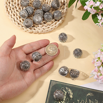 16Pcs Tibetan Style Zinc Alloy Pendant Bails FIND-CA0011-75B-1