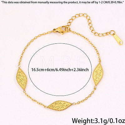 304 Stainless Steel Link Bracelets WG31B8D-01-1