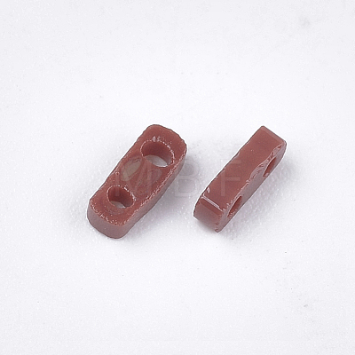 2-Hole Opaque Glass Seed Beads SEED-S023-21A-03-1
