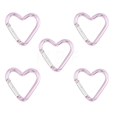 5Pcs Zinc Alloy Spring Gate Rings FIND-YW0010-59K-1