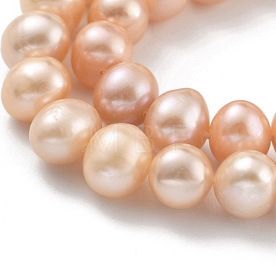 Natural Cultured Freshwater Pearl Beads Strands PEAR-C003-18B-1